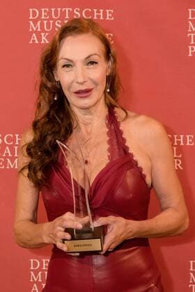 Ute Lemper Honour Award German Musical Theatre Prize 2017 in Winter Garden Berlin in Berlin at 18 09 2017