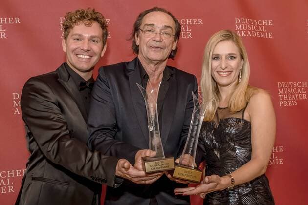 Frank Nimsgern Christian Stefanie Hertel German Musical Theatre Prize 2017 in Winter Garden Berlin in Berlin at 18 09 2017