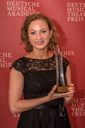 Elena best Actress a Supporting role German Musical Theatre Prize 2017 in Winter Garden Berlin in Berlin at 18 09 2017