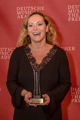 Anna Montanaro best Actress in a Leading role German Musical Theatre Prize 2017 in Winter Garden Berlin in Berlin at 18 09 2017