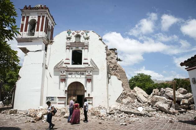 September 19 2017 Reconstruction work in the towns affected by the telic movement has begun Several temples suffered severe damage Credit Image © El Universal via ZUMA Wire Powerful 7 1 Earthquake Hits Mexico City MarioxArturoxMartinez  EUM_I_20170919_501027.JPG
