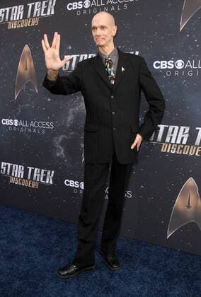 Star Trek : Discovery Premiere in Los Angeles September 19, 2017 - Los Angeles, CA, U.S. - 19 September 2017 - Hollywood, California - Doug Jones. Ã¢â‚¬ËœStar Trek: DiscoveryÃ¢â‚¬â ¢ Premiere held at the ArcLight Cinerama Done in Hollywood. Photo Credit: AdMedia Los Angeles U.S. - ZUMAa123 20170919_zaa_a123_089 Copyright: xAdmediax