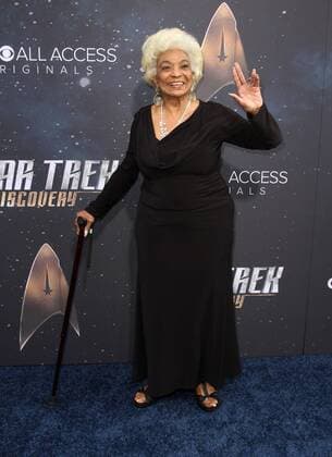 Star Trek : Discovery Premiere in Los Angeles September 19, 2017 - Los Angeles, CA, U.S. - 19 September 2017 - Hollywood, California - Nichelle Nichols. Ã¢â‚¬ËœStar Trek: DiscoveryÃ¢â‚¬â ¢ Premiere held at the ArcLight Cinerama Done in Hollywood. Photo Credit: AdMedia Los Angeles U.S. - ZUMAa123 20170919_zaa_a123_102 Copyright: xAdmediax