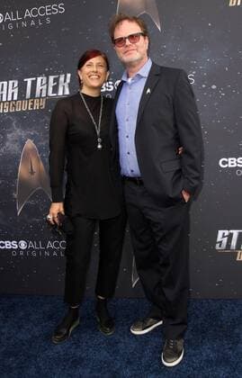 Star Trek : Discovery Premiere in Los Angeles September 19, 2017 - Los Angeles, CA, U.S. - 19 September 2017 - Hollywood, California - Holiday Reinhorn and Rainn Wilson. Ã¢â‚¬ËœStar Trek: DiscoveryÃ¢â‚¬â ¢ Premiere held at the ArcLight Cinerama Done in Hollywood. Photo Credit: AdMedia Los Angeles U.S. - ZUMAa123 20170919_zaa_a123_110 Copyright: xAdmediax