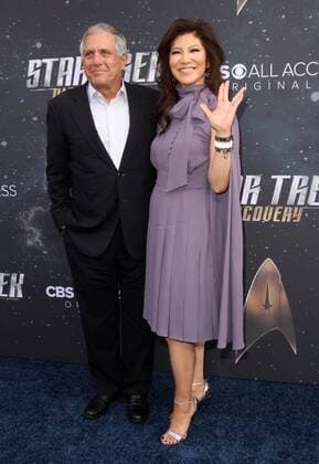 Star Trek : Discovery Premiere in Los Angeles September 19, 2017 - Los Angeles, CA, U.S. - 19 September 2017 - Hollywood, California - Leslie Moonves and wife Julie Chen. Ã¢â‚¬ËœStar Trek: DiscoveryÃ¢â‚¬â ¢ Premiere held at the ArcLight Cinerama Done in Hollywood. Photo Credit: AdMedia Los Angeles U.S. - ZUMAa123 20170919_zaa_a123_162 Copyright: xAdmediax