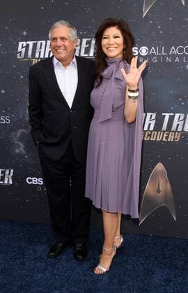 Star Trek : Discovery Premiere in Los Angeles September 19, 2017 - Los Angeles, CA, U.S. - 19 September 2017 - Hollywood, California - Leslie Moonves and wife Julie Chen. Ã¢â‚¬ËœStar Trek: DiscoveryÃ¢â‚¬â ¢ Premiere held at the ArcLight Cinerama Done in Hollywood. Photo Credit: AdMedia Los Angeles U.S. - ZUMAa123 20170919_zaa_a123_177 Copyright: xAdmediax