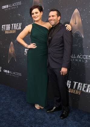 Star Trek : Discovery Premiere in Los Angeles September 19, 2017 - Los Angeles, CA, U.S. - 19 September 2017 - Hollywood, California - Mary Chieffo. Ã¢â‚¬ËœStar Trek: DiscoveryÃ¢â‚¬â ¢ Premiere held at the ArcLight Cinerama Done in Hollywood. Photo Credit: AdMedia Los Angeles U.S. - ZUMAa123 20170919_zaa_a123_185 Copyright: xAdmediax