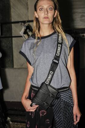 Italy: Grinko backstage at MFW S S 2018 A model is seen backstage ahead of the Sergei Grinko show during Milan Fashion Week Spring summer2018  GaetanoxPiazzolla