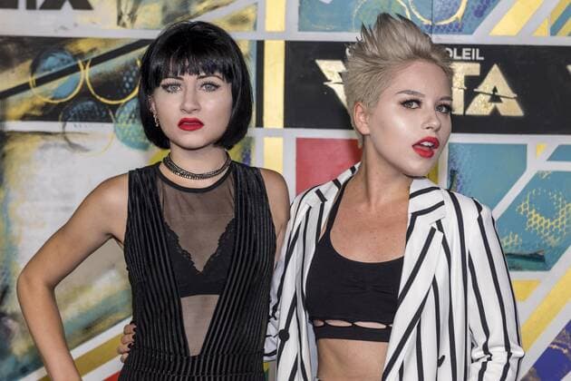 September 19, 2017 - Toronto, Ontario, Canada - Official premiere event and festivities of Cirque du Soleil latest Big Top production VOLTA, in Toronto, Canada. In picture: THE COMMAND SISTERS, CHARLOTTE COMMAND, SARAH COMMAND Toronto Canada - ZUMAm154 20170919_zap_m154_010 Copyright: xAngelxMarchinix
