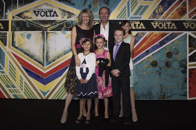 September 19, 2017 - Toronto, Ontario, Canada - Official premiere event and festivities of Cirque du Soleil latest Big Top production VOLTA, in Toronto, Canada. In picture: NATALIE MCMASTER and family Toronto Canada - ZUMAm154 20170919_zap_m154_013 Copyright: xAngelxMarchinix