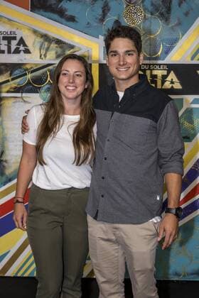 September 19, 2017 - Toronto, Ontario, Canada - Official premiere event and festivities of Cirque du Soleil latest Big Top production VOLTA, in Toronto, Canada. In picture: CALYNN IRWIN, DEREK LIVINGSTONE Toronto Canada - ZUMAm154 20170919_zap_m154_037 Copyright: xAngelxMarchinix