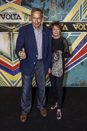 September 19, 2017 - Toronto, Ontario, Canada - Official premiere event and festivities of Cirque du Soleil latest Big Top production VOLTA, in Toronto, Canada. In picture: GEORGE COHON, SUSAN COHON Toronto Canada - ZUMAm154 20170919_zap_m154_050 Copyright: xAngelxMarchinix