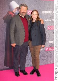 Aykut Kayacik and wife Laura Drenker Premiere of EntertainTV series with the TV series The Handmaids Tale - The report of the maid in the Astor Film Lounge in Berlin on 21 09 2017 premiere of EntertainTV series