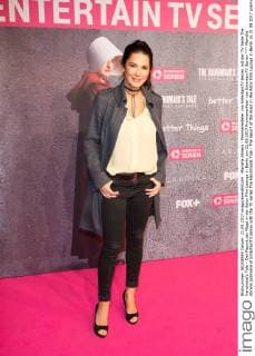 Mariella Ahrens premiere of EntertainTV series with the TV series The Handmaids Tale - The report of the maid in the Astor Film Lounge in Berlin on 21 09 2017 premiere of EntertainTV series