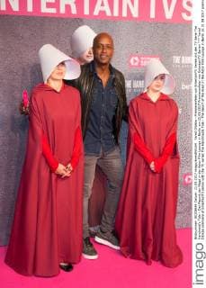 Yared Dibaba premiere of EntertainTV series with the TV series The Handmaids Tale - The report of the maid in the Astor Film Lounge in Berlin on 21 09 2017 premiere of EntertainTV series