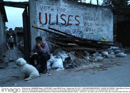 September 21, 2017 - EUM20170920NAC35.JPG .CIUDAD DE MEXICO.- SeismSismo-Danos.- Aspectos De San Gregorio Atlapulco, en Xochimilco, en este lugar hubo donde danos causados por el sismo, 21 de septiembre de 2017. Foto: agencia EL UNIVERSALValente RosasMAVC  - ZUMAu78_ 20170921_zaf_u78_047 Copyright: xElxUniversalx