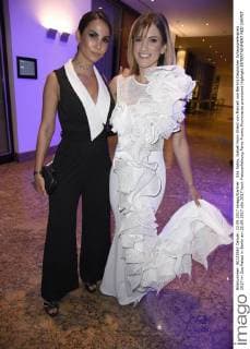 Sila Sahin, Isabell Horn (Kleid von Marcell von Berlin) Deutscher Schauspielerpreis 2017 im Zoo Palast in Berlin am 22.09.2017