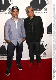 September 22, 2017 - New York, New York, U.S. - GOTHAM CHOPRA and his father DEEPAK CHOPRA attend the Religion of Sports Season Two Premiere at the TriBeCa TV Festival. New York U.S. - ZUMAk03_ 20170922_zaf_k03_145 Copyright: xNancyxKaszermanx