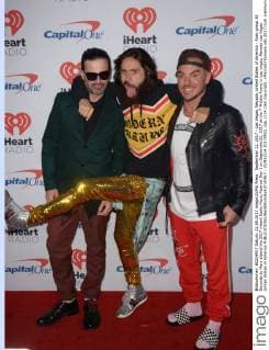 September 22, 2017 - Las Vegas, Nevada, United States of America - Rock group 30 Seconds to Mars attend the 2017 iHeart Radio Music Festival Day 1 on September22, 2017 at the T-Mobile Arena in Las Vegas, Nevada Las Vegas United States of America - ZUMAt114 20170922_zap_t114_065 Copyright: xMarcelxThomasx