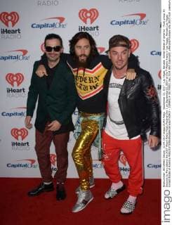 September 22, 2017 - Las Vegas, Nevada, United States of America - Rock group 30 Seconds to Mars attend the 2017 iHeart Radio Music Festival Day 1 on September22, 2017 at the T-Mobile Arena in Las Vegas, Nevada Las Vegas United States of America - ZUMAt114 20170922_zap_t114_067 Copyright: xMarcelxThomasx