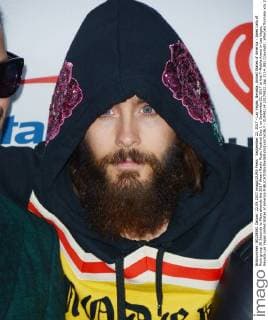 September 22, 2017 - Las Vegas, Nevada, United States of America - Jared Leto of Rock group 30 Seconds to Mars attends the 2017 iHeart Radio Music Festival Day 1 on September22, 2017 at the T-Mobile Arena in Las Vegas, Nevada Las Vegas United States of America - ZUMAt114 20170922_zap_t114_081 Copyright: xMarcelxThomasx