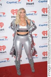 September 22, 2017 - Las Vegas, Nevada, United States of America - Bebe Rexha attends the 2017 iHeart Radio Music Festival Day 1 on September22, 2017 at the T-Mobile Arena in Las Vegas, Nevada Las Vegas United States of America - ZUMAt114 20170922_zap_t114_105 Copyright: xMarcelxThomasx