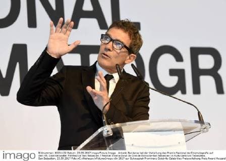 Antonio Banderas bei der Verleihung des Premio Nacional de Cinematografia auf dem 65. Internationalen Filmfestival San Sebastian Festival Internacional de Cine de Donostia-San Sebastian im Kulturzentrum Tabakalera. San Sebastian, 23.09.2017 Foto:xC.xNiehausx xFuturexImage