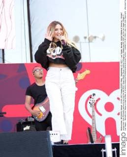 September 23, 2017 - Las Vegas, Nevada, United States of America - Singer songwriter Julia Michaels performs during the the 2017 iHeart Radio Music Festival Village on September23, 2017 at the Las Vegas Village in Las Vegas , Nevada Las Vegas United States of America - ZUMAt114 20170923_zap_t114_025 Copyright: xMarcelxThomasx