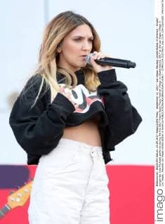 September 23, 2017 - Las Vegas, Nevada, United States of America - Singer songwriter Julia Michaels performs during the the 2017 iHeart Radio Music Festival Village on September23, 2017 at the Las Vegas Village in Las Vegas , Nevada Las Vegas United States of America - ZUMAt114 20170923_zap_t114_026 Copyright: xMarcelxThomasx