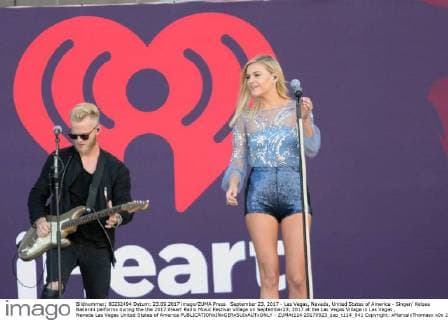 September 23, 2017 - Las Vegas, Nevada, United States of America - Singer Kelsea Ballerini performs during the the 2017 iHeart Radio Music Festival Village on September23, 2017 at the Las Vegas Village in Las Vegas , Nevada Las Vegas United States of America - ZUMAt114 20170923_zap_t114_041 Copyright: xMarcelxThomasx