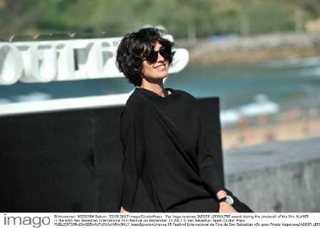 Paz Vega receives JAEGER LECOULTRE award during the photocall of the film ALANIS in the 65th San Sebastian International Film Festival on September 23 2017 in San Sebastian Spain Cordon Press  JosexIgnacioxUnanue 65 Festival Internacional de Cine de San Sebastian