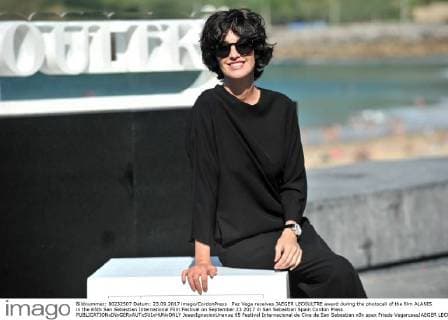 Paz Vega receives JAEGER LECOULTRE award during the photocall of the film ALANIS in the 65th San Sebastian International Film Festival on September 23 2017 in San Sebastian Spain Cordon Press  JosexIgnacioxUnanue 65 Festival Internacional de Cine de San Sebastian