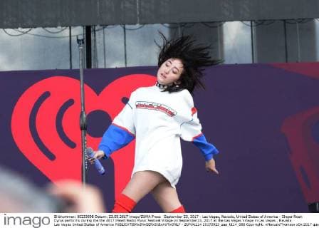 September 23, 2017 - Las Vegas, Nevada, United States of America - Singer Noah Cyrus performs during the the 2017 iHeart Radio Music Festival Village on September23, 2017 at the Las Vegas Village in Las Vegas , Nevada Las Vegas United States of America - ZUMAt114 20170923_zap_t114_086 Copyright: xMarcelxThomasx