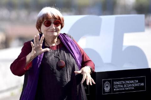 Agnes Varda beim Donostia Award Photocall auf dem 65. Internationalen Filmfestival San Sebastian Festival Internacional de Cine de Donostia-San Sebastian auf der Kursaal Terasse. San Sebastian, 24.09.2017 Foto:xC.xNiehausx xFuturexImage