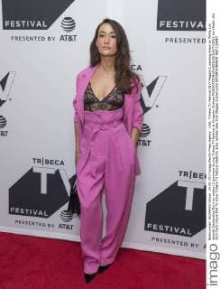 USA: Tribeca TV Festival 2017 Maggie Q wearing dress by Phillip Lim attends Designated Survivor season 2 premiere during Tribeca TV festival at Cinepolis Chelsea  LevxRadin