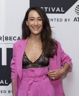 USA: Tribeca TV Festival 2017 Maggie Q wearing dress by Phillip Lim attends Designated Survivor season 2 premiere during Tribeca TV festival at Cinepolis Chelsea  LevxRadin