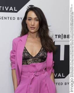 USA: Tribeca TV Festival 2017 Maggie Q wearing dress by Phillip Lim attends Designated Survivor season 2 premiere during Tribeca TV festival at Cinepolis Chelsea  LevxRadin