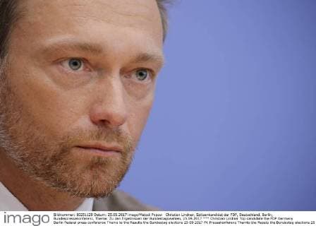 Christian Lindner Top candidate the FDP Germany Berlin Federal press conference Theme to the Results the Bundestag elections 25 09 2017