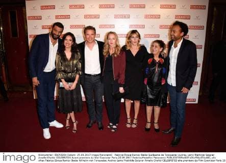 Fabrice Eboue Ramzy Bedia Guillaume de Tonquedec Audrey Lamy Mathilde Seigner Amelle Chahbi CELEBRITES Avant premiere du film Coexister Paris 25 09 2017 FedericoPestellini Panoramic 