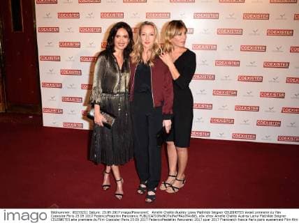 Amelle Chahbi Audrey Lamy Mathilde Seigner CELEBRITES Avant premiere du film Coexister Paris 25 09 2017 FedericoPestellini Panoramic 