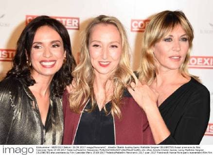 Amelle Chahbi Audrey Lamy Mathilde Seigner CELEBRITES Avant premiere du film Coexister Paris 25 09 2017 FedericoPestellini Panoramic 