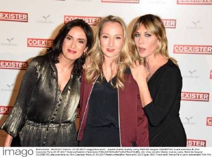 Amelle Chahbi Audrey Lamy Mathilde Seigner CELEBRITES Avant premiere du film Coexister Paris 25 09 2017 FedericoPestellini Panoramic 