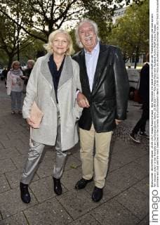 Rita Meier field with Husband Achim Wolff at the Theater premiere and God said We must Speeches in the Comedy at Kurfürstendamm Berlin 25 09 2017 Foto:xN.xKubelkax xFuturexImage