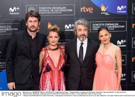 Ricardo Darin receives the Donostia Award for her contribution to the cinema in the 65th San Sebastian International Film Festival on September 26 2017 in San Sebastian Spain Cordon Press  JosexIgnacioxUnanue 65 Festival Internacional de Cine de San Sebastian