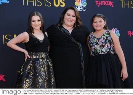 September 26, 2017 - Hollywood, CA, U.S. - 26 September 2017 - Hollywood, California - Hannah Zeile, Chrissy Metz, Mackenzie Hancsicsak. This Is Us Season 2 Premiere held at Neuehouse Hollywood in Hollywood. Photo Credit: AdMedia Hollywood U.S. - ZUMAa123 20170926_zaa_a123_107 Copyright: xBirdiexThompsonx