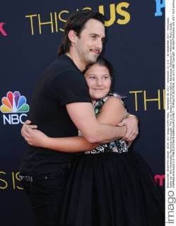 September 26, 2017 - Hollywood, CA, U.S. - 26 September 2017 - Hollywood, California - Milo Ventimiglia, Mackenzie Hancsicsak. This Is Us Season 2 Premiere held at Neuehouse Hollywood in Hollywood. Photo Credit: AdMedia Hollywood U.S. - ZUMAa123 20170926_zaa_a123_098 Copyright: xBirdiexThompsonx