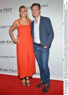 Tony Goldwyn and his daughter Anna Musky-Goldwyn attend the Los Angeles premiere of Mark Felt at the Writers Guild Theater in Beverly Hills, California on September 26, 2017.  LAP20170926707 CHRISTINExCHEW