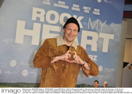 Martin Strange Arrival to Premiere from Rock My Heart in Cinemaxx in Berlin at 27 09 2017