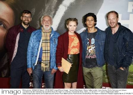 Hanno Olderdissen Dieter Hallervorden Lena Klenke Emilio Sakraya and Johann from Bülow at the Premiere the Cinema Rock My Heart in Cinemaxx Potsdam square Berlin 27 09 2017 Foto:xF.xKernx xFuturexImage
