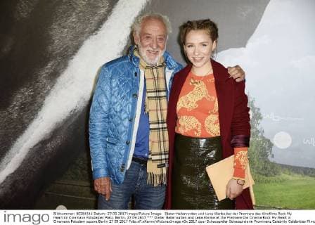 Dieter Hallervorden and Lena Klenke at the Premiere the Cinema Rock My Heart in Cinemaxx Potsdam square Berlin 27 09 2017 Foto:xF.xKernx xFuturexImage